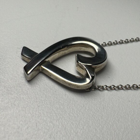 Authentic Tiffany & Co. Paloma Picasso Heart Motif Necklace - Picture 8 of 11